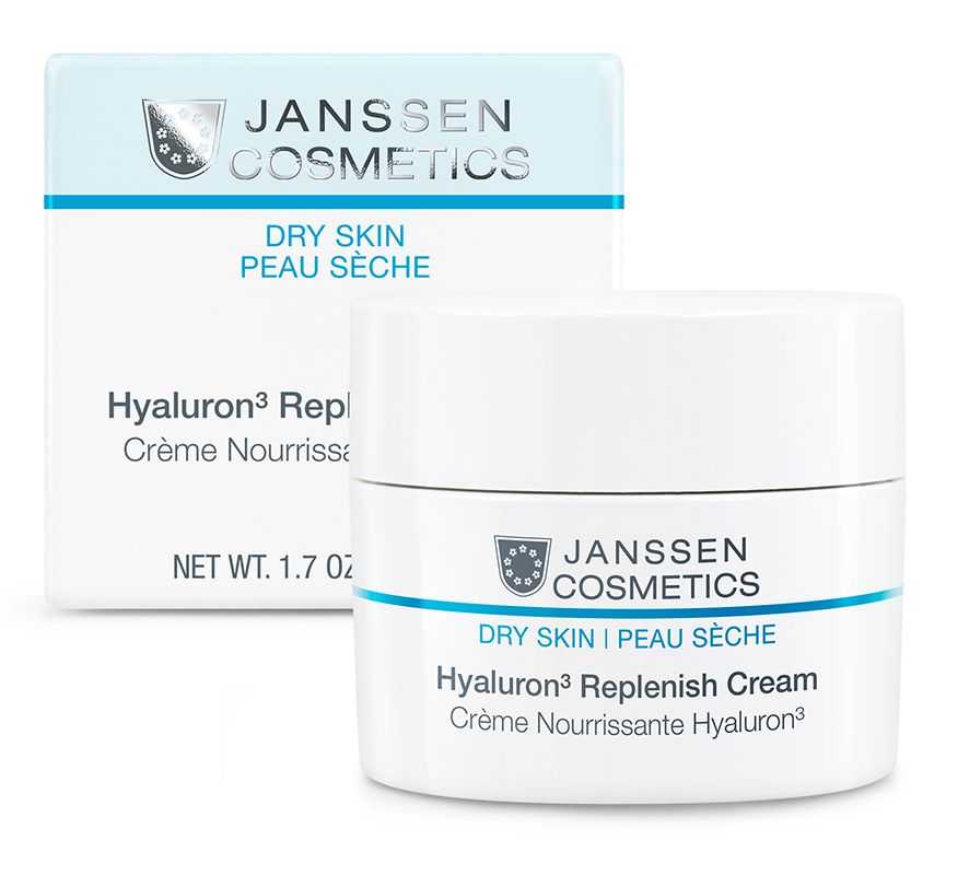 HYALURON³ REPLENISH CREAM hyaluron³ doplňující vydatný krém Janssen Cosmetics