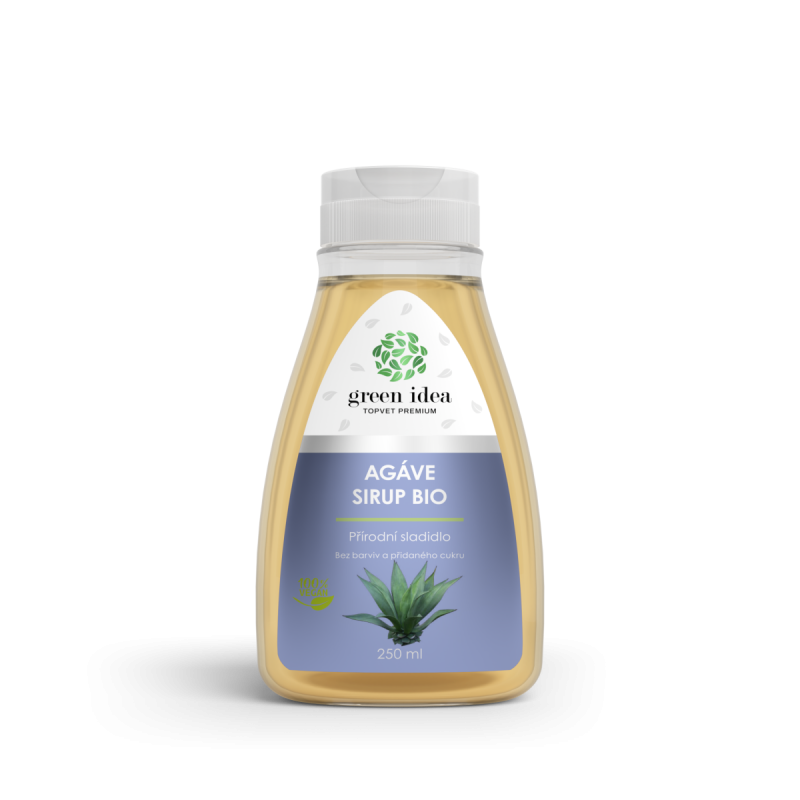 AGÁVE SIRUP BIO Přírodní sladidlo bez barviv a přidaného cukru Green Idea